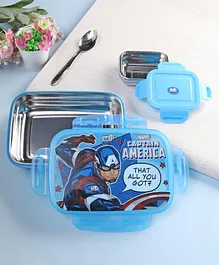 Marvel Captain America Insulated Lunch Box - Blue