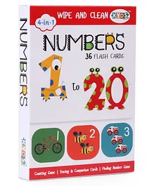 Kyds Play Flash Cards of Numbers - 36 Flash Cards