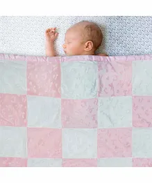 Kassy Pop Double Layered Mink Premium Baby Blanket - Pink White
