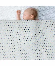 Kassy Pop Double Layered Mink Premium Baby Blanket - White