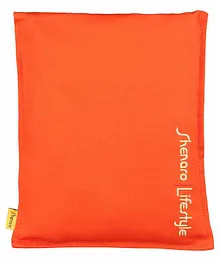 Shenaro Organic Cotton Pain Relief Wheat Bag With Treated Whole Grains - Orange