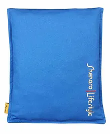 Shenaro Organic Cotton Pain Relief Wheat Bag With Treated Whole Grains - Blue