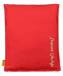 Shenaro Organic Cotton Pain Relief Wheat Bag With Treated Whole Grains - Red