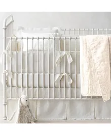The Baby Atelier Organic Cotton Blanket - Off White