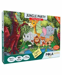 Pola Puzzles Jungle Party Puzzles Multicolor - 60 Pieces