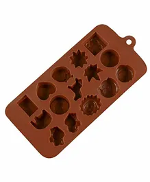 Syga Animal Shaped Silicone Chocolate Mould - Brown