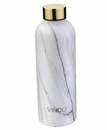 Vinod Cookware Stainless Steel Hot & Cold Water Bottle White -  500 ML