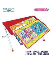 Mothertouch Multi Activity Table - Red