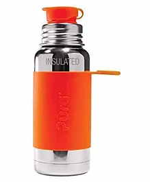 Pura Kiki Steel Insulated Sports Water Bottle Orange - 475 ml