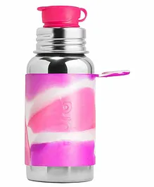 Pura Kiki Stainless Steel Insulated Sports Water Bottle Pink - 550 ml