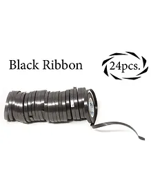 Amfin Curling Ribbons Black - Pack of 24 Rolls
