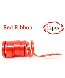 Amfin Curling Ribbons Red - Pack of 12 Rolls