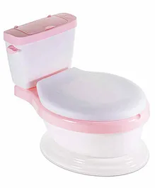 Wishkey Western Style Toilet Training Potty Chair - Pink & White
