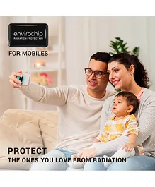 Envirochip Radiation Protection Chip for Mobile Phones Set of 2 - Black Silver