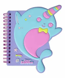 Smily Kiddos Dolphin Themed Diary Light Purple - 50 Pages