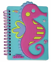 Smily Kiddos Seahorse themed Diary Light Blue - 50 Pages