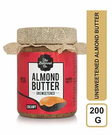 The Butternut Co. Unsweetened Almond Butter Creamy - 200 gm