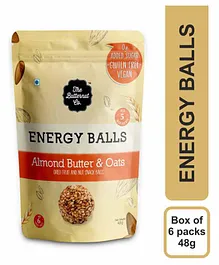 The Butternut Co. Almond Butter & Oats Energy Balls Pack of 6 - 48 gm each