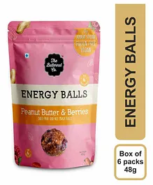 The Butternut Co. Peanut Butter & Berries Energy Balls Pack of 6 - 48 gm each