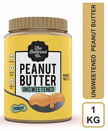 The Butternut Co. Unsweetened Crunchy Peanut Butter - 1 Kg