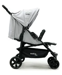 Asalvo Spain 14214 Double Dinamic Anthratcite Stroller - Grey