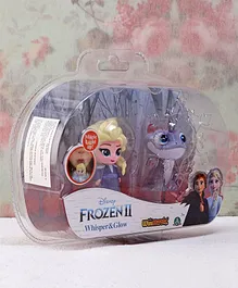 Disney Frozen II Whisper & Glow 3D Mini Figures Pack of 2 Multicolor - 6.5 cm