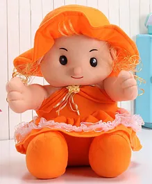 Funzoo Plush Doll Orange - Height 30 cm