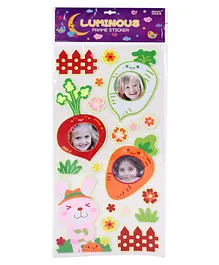 Wall Decor Sticker Baby & Vegetable Print Multicolor - 19 Pieces