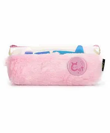 QIPS Plush Pencil Pouch Kitty Patch - Pink