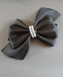 Angel Creations Bow Hair Clip - Black