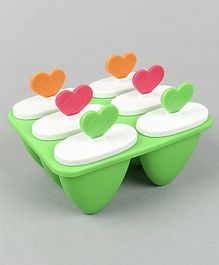 Ice Popsicle Moulds Green - Pack of 6