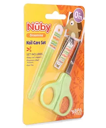 Nuby Nail Care Set Green - 3 Pieces