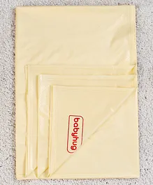 Babyhug Plastic Sheet XX Large Size - Yellow