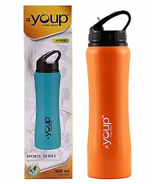 Youp Hyper Stainless Steel Water Bottle Orange - 900 ml