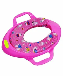 Maanit Soft Cushioned Potty Seat with Handle - Pink