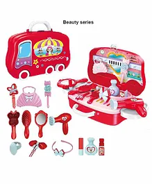FunBlast Pretend Play Cosmetic and Makeup Toy Set - Red Pink