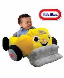 Little Tikes Soft Plush Car Shaped Sofa with Horn - Yellow