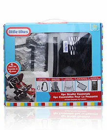 Little Tikes 6 Piece Stroller Accessory Set - Blue Grey