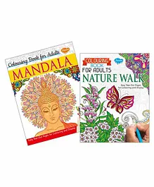 Sawan Mandala & Nature Walk Colouring Book Set of 2 - English 