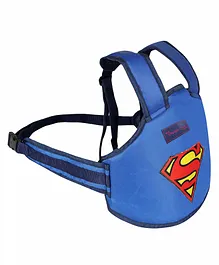 Magic Seat 2 Wheeler Kids Safety Belt Superman Print - Blue