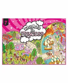 Laxmi Prakashan Knights & Princess Drawing Posters Pack of 2  - Multicolour