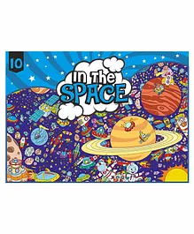 Laxmi Prakashan In The Space Drawing Posters Pack of 2 - Multicolour