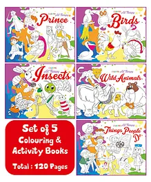 Laxmi Prakashan Colouring Book Set of 5 - English
