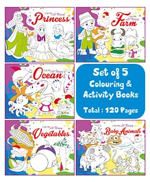 Laxmi Prakashan Colouring Book Set of 5 - English