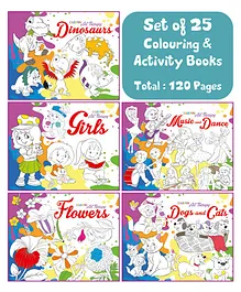 Laxmi Prakashan Colouring Art Therapy Set of 25 Books - English