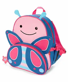 Skip Hop Butterfly Design Backpack Blue Pink Blue - 12 Inches