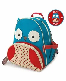 Skip Hop Bird Design Backpack Blue Blue Red - 12 Inches