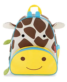 Skip Hop Giraffe Design Backpack Brown Yellow - 12 Inches