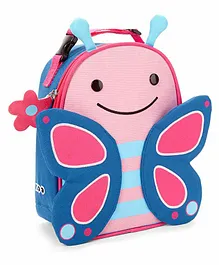 Skip Hop Butterfly Design Insulated lunch Bag - Blue Pink