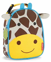 Skip Hop Zoo Lunchie Insulated Lunch Bag Giraffe Design - Brown
